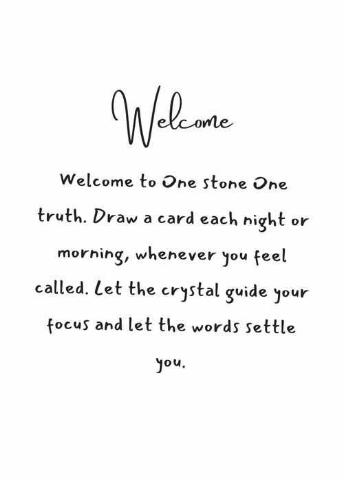 Affirmation card deck of 30